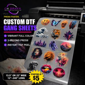 Custom DTF Gang Sheets